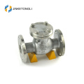 JKTLPC107 air compressor forged steel flow control check valve fitting